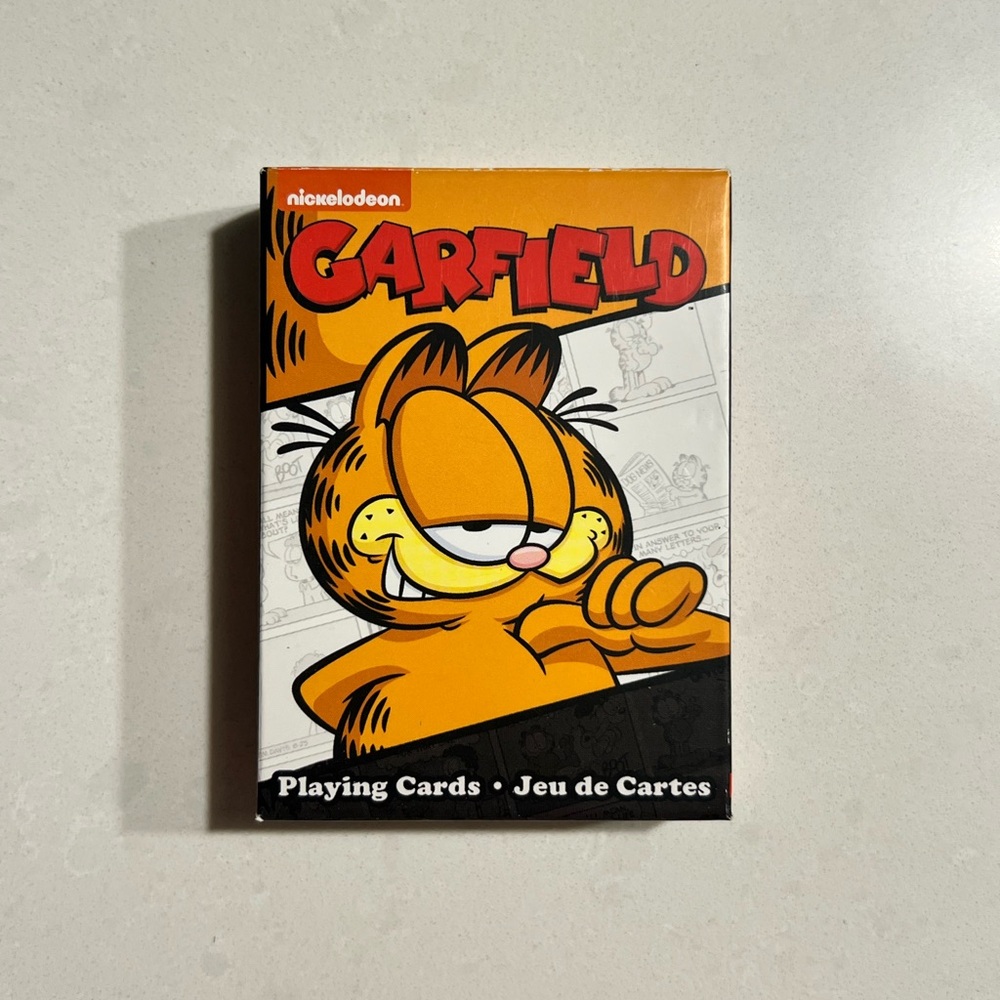 Nickelodeon Garfield Card Deck - Orange and Black
